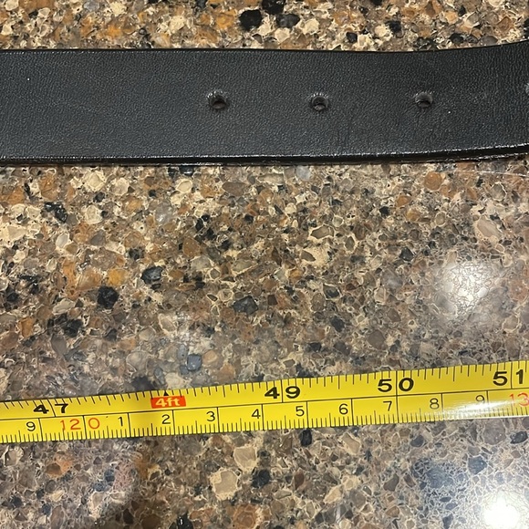 Redwing Leather Black Belt Style 96519 Gold Buckle Size 50 Excellent Condition - Picture 8 of 9